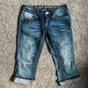 Rock Revival “Sora” Capri pants Size 27